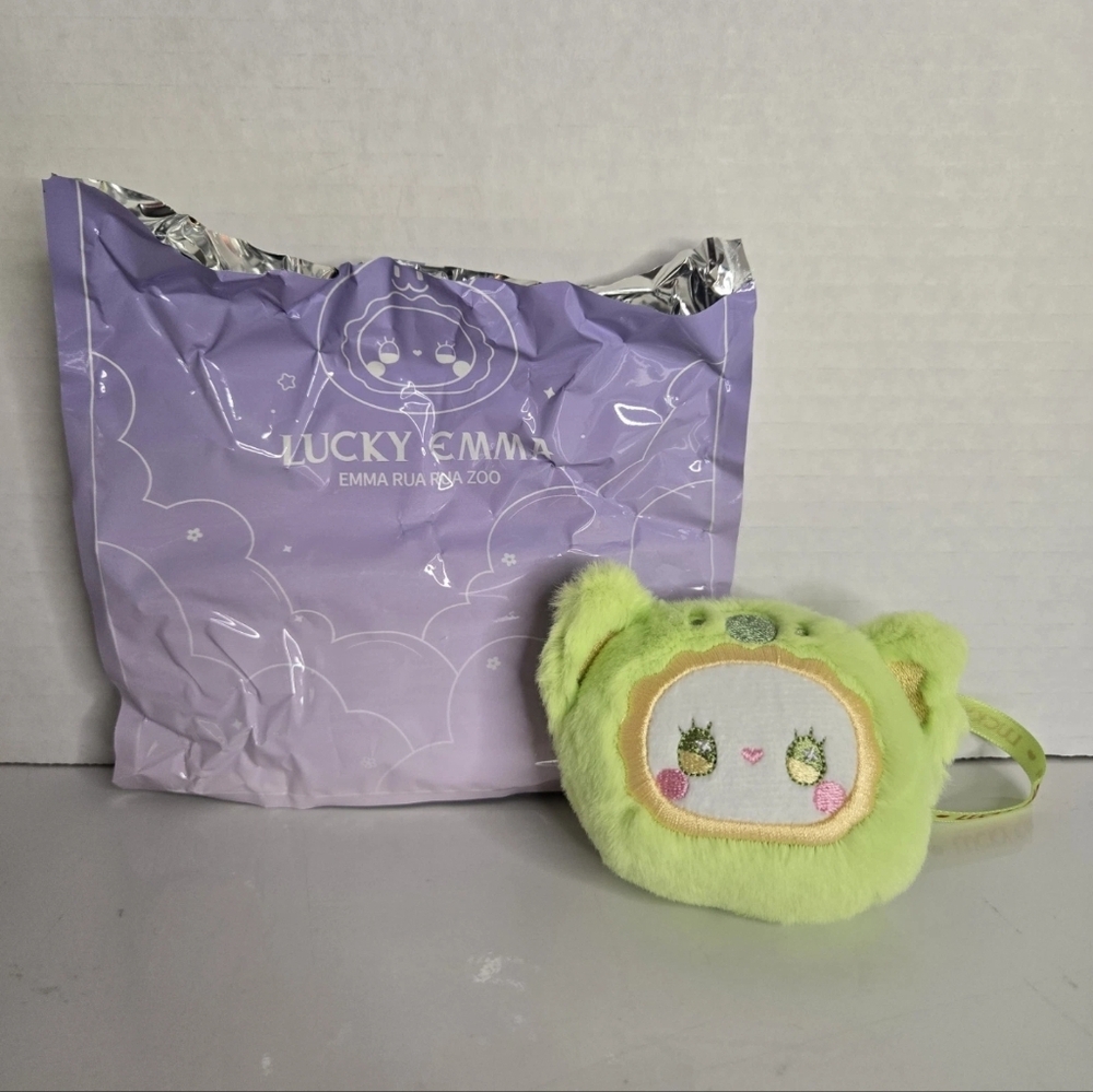 Lucky Emma Rua Rua Zoo Green Koala Plush Keychain Opened Blind Box